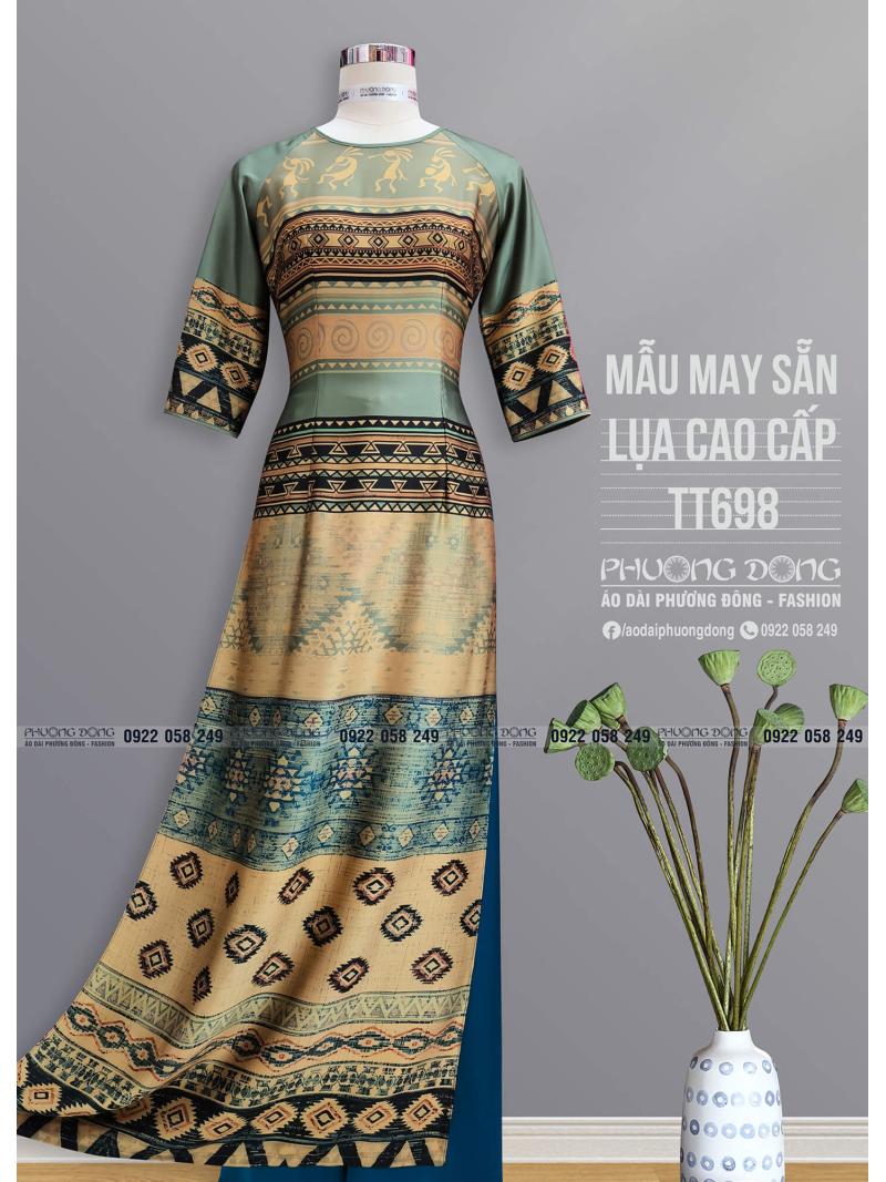 Áo Dài Truyền Thống Lụa Cao Cấp TT698